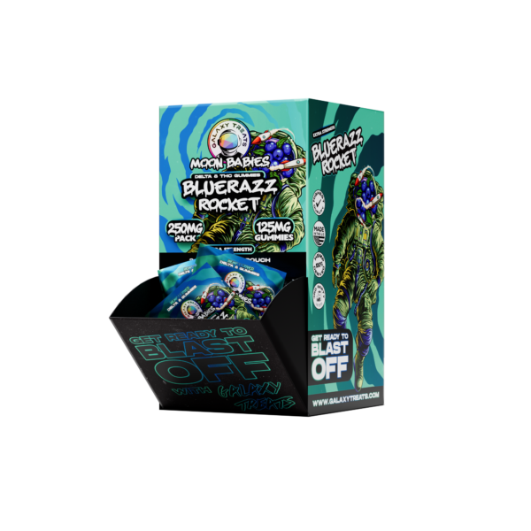 Bluerazz Rocket / 50- 250mg packs - Extra Strength MSRP: $5.00