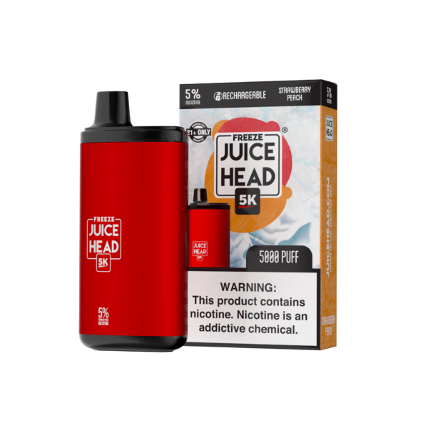 Juice Head 5K - Strawberry Peach [FREEZE] MSRP: $14.99/ea - Image 2