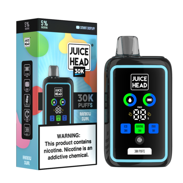 JUICE HEAD 30K - Rainbow Swirl | MSRP: $24.99