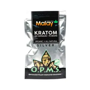 OPMS Silver Caps 72g | 120ct | Green Vein Malay | MSRP: $17.99