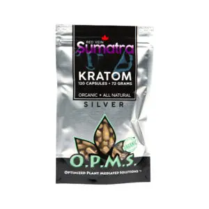 OPMS Silver Caps 72g | 120ct | Red Vein Sumatra | MSRP: $17.99