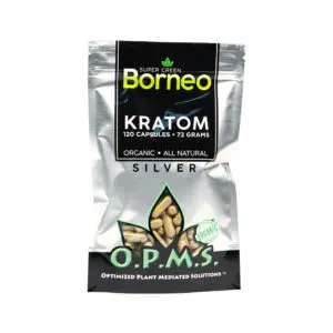 OPMS Silver Caps 72g | 120ct | Super Green Borneo | MSRP: $17.99