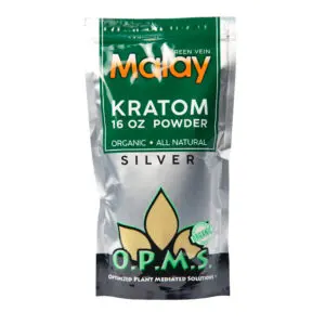 OPMS Silver Powder 16oz Green Vein Malay | MSRP: $45.99