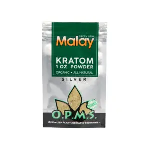 OPMS Silver Powder 1oz Green Vein Malay | MSRP: $5.99