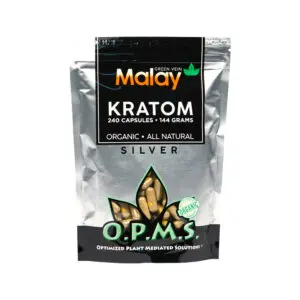 OPMS Silver Caps 144g | 240ct | Green Vein Malay | MSRP: $31.99