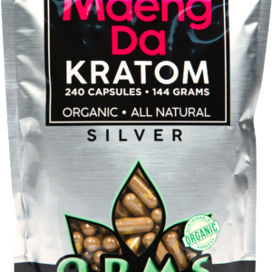 OPMS Silver Caps 144g | 240ct | Red Vein MD | MSRP: $31.99