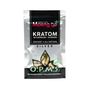 OPMS Silver Caps 18g | 30ct | Green Vein MD | MSRP: $7.99