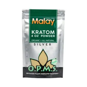 OPMS Silver Powder 4oz Green Vein Malay | MSRP: $12.99