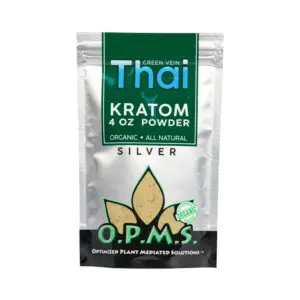 OPMS Silver Powder 4oz Green Vein Thai | MSRP: $12.99