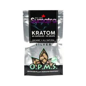 OPMS Silver Caps 36g | 60ct | Red Vein Sumatra | MSRP: $9.99