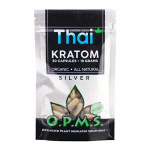 OPMS Silver Caps 18g | 30ct | Green Vein Thai | MSRP: $7.99